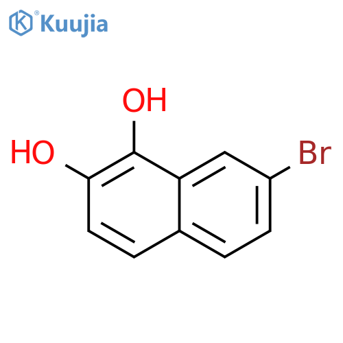 1,2-Naphthalenediol, 7-bromo- structure