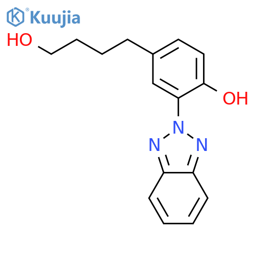 Benzenebutanol, 3-(2H-benzotriazol-2-yl)-4-hydroxy- structure