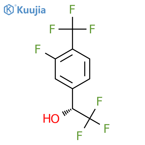 (1R)-2,2,2-trifluoro-1-3-fluoro-4-(trifluoromethyl)phenylethan-1-ol structure