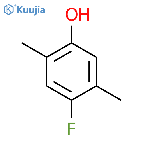 Phenol, 4-fluoro-2,5-dimethyl- structure