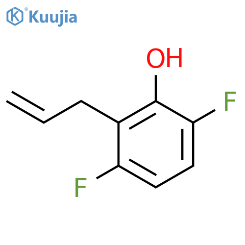 Phenol,3,6-difluoro-2-(2-propen-1-yl)- structure