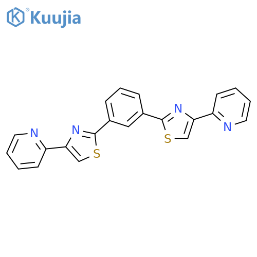 1,3-Bis[4-(2-pyridyl)-2-thiazolyl]benzene structure