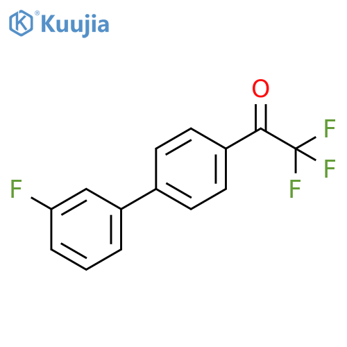 Ethanone, 2,2,2-trifluoro-1-(3'-fluoro[1,1'-biphenyl]-4-yl)- structure