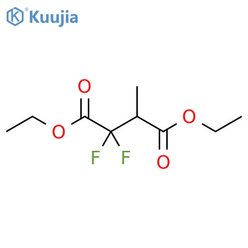 1,4-diethyl 2,2-difluoro-3-methylbutanedioate structure