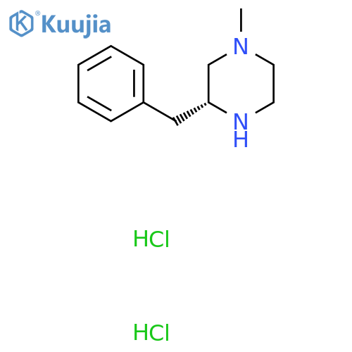 (R)-3-Benzyl-1-methyl-piperazine dihydrochloride structure