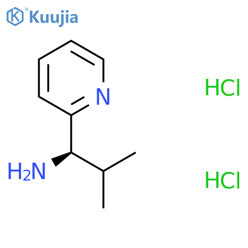 (R)-2-Methyl-1-pyridin-2-yl-propylamine dihydrochloride structure