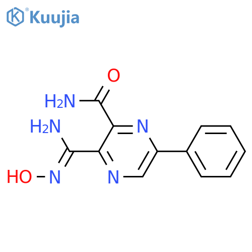 5-Phenylpyrazine-2,3-dicarboxamidoxime structure