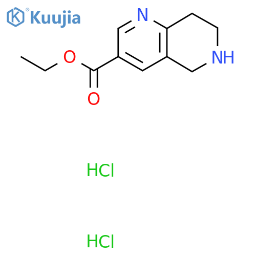 5,6,7,8-Tetrahydro-1,6naphthyridine-3-Carboxylic Acid Ethyl Ester Dihydrochloride structure