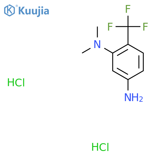 N1,N1-Dimethyl-6-(trifluoromethyl)benzene-1,3-diamine dihydrochloride structure