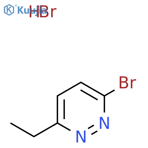 3-Bromo-6-ethyl-pyridazine hydrobromide structure
