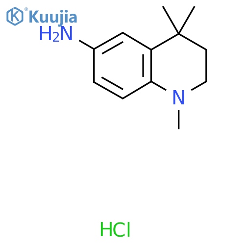 1,4,4-Trimethyl-1,2,3,4-tetrahydro-quinolin-6-ylamine hydrochloride structure