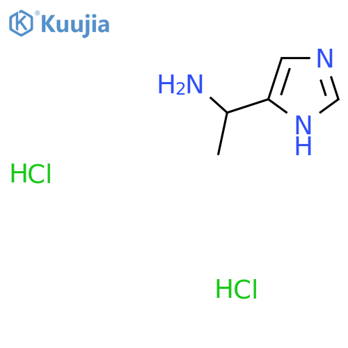 1-(1H-Imidazol-4-yl)ethanamine dihydrochloride structure