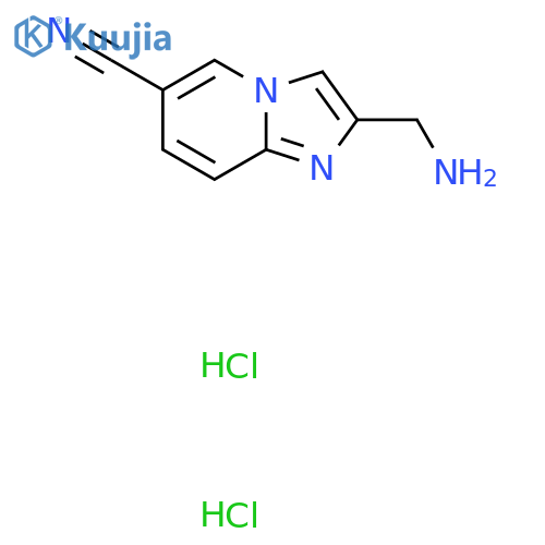 2-Aminomethyl-Imidazo1,2-Apyridine-6-Carbonitrile Dihydrochloride structure