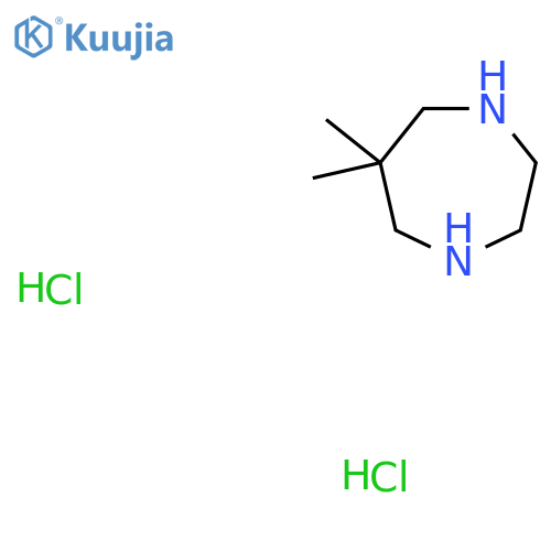 6,6-Dimethyl-[1,4]diazepane dihydrochloride structure