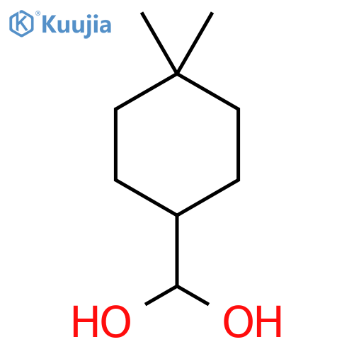 (4,4-Dimethylcyclohexyl)methanediol structure