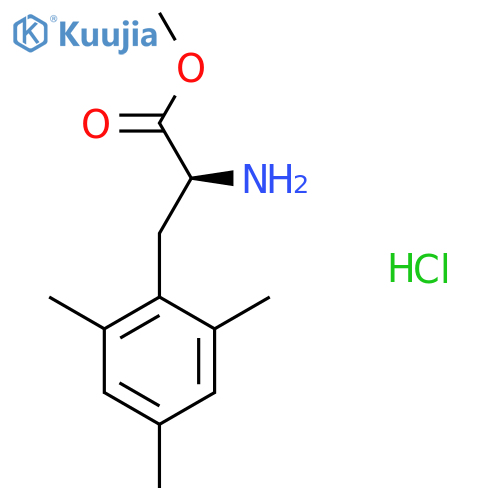 (S)-2-Amino-3-(2,4,6-trimethyl-phenyl)-propionic acid methyl ester hydrochloride structure