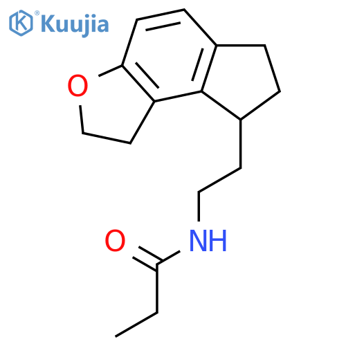 N-(2-{1H,2H,6H,7H,8H-indeno5,4-bfuran-8-yl}ethyl)propanamide structure