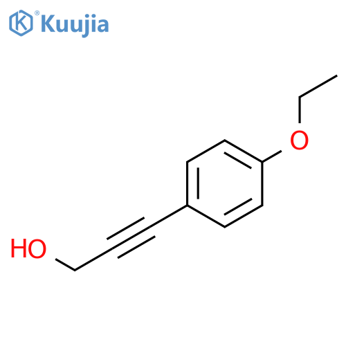 2-Propyn-1-ol, 3-(4-ethoxyphenyl)- structure