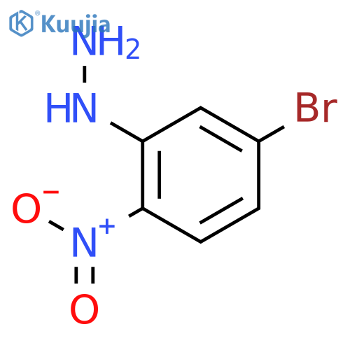 Hydrazine, (5-bromo-2-nitrophenyl)- structure