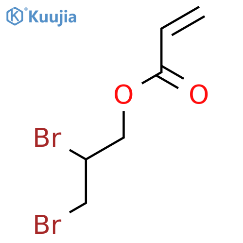 2,3-Dibromopropyl acrylate structure