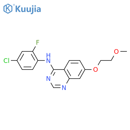 4-Quinazolinamine, N-(4-chloro-2-fluorophenyl)-7-(2-methoxyethoxy)- structure