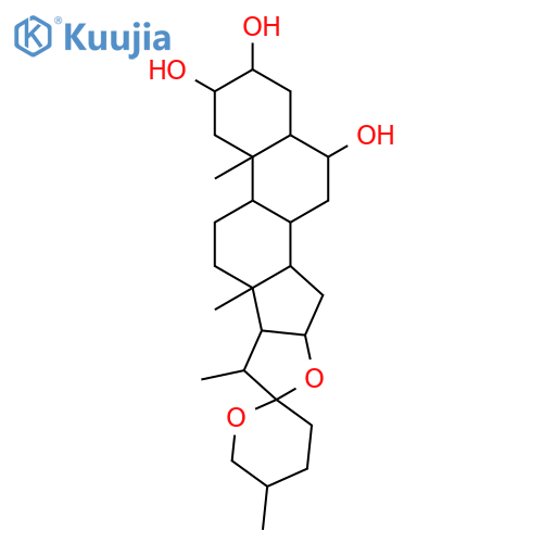 Spirostan-2,3,6-triol,(2b,3b,5a,6b,25R)- (9CI) structure