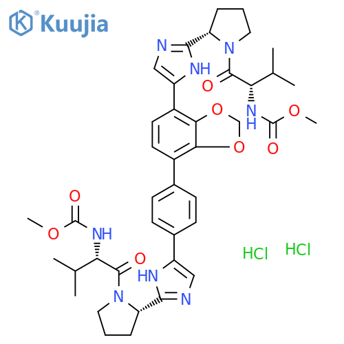 Coblopasvir hydrochloride structure