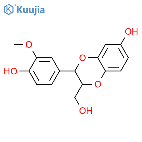 3-(3,4-Dihydroxyphenyl)-2,3-dihydro-6-hydroxy-1,4-benzodioxin-2-methanol; (2R,3R)-form, 3'-Me ether structure