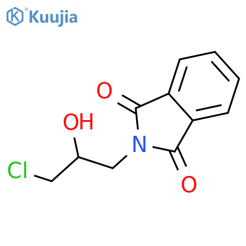 2-(3-Chloro-2-hydroxypropyl)-1H-isoindole-1,3(2H)-dione structure