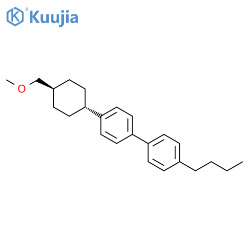 1,1'-Biphenyl, 4-butyl-4'-[trans-4-(methoxymethyl)cyclohexyl]- structure