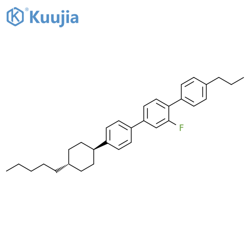 1,1':4',1''-Terphenyl, 2'-fluoro-4''-(trans-4-pentylcyclohexyl)-4-propyl- structure