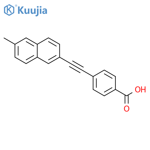 BENZOIC ACID, 4-[(6-METHYL-2-NAPHTHALENYL)ETHYNYL]- structure