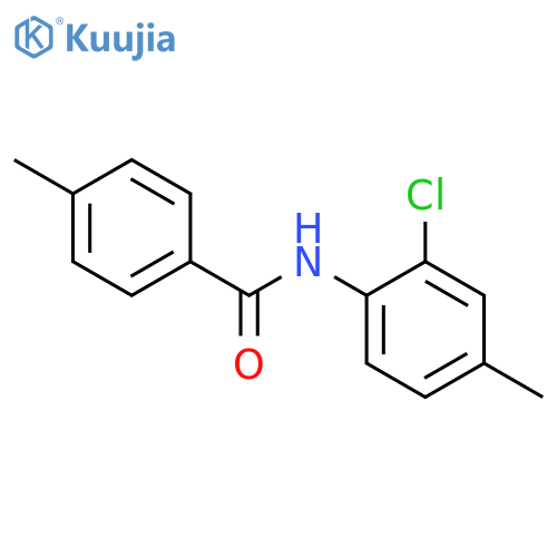 N-(2-chloro-4-methylphenyl)-4-methylbenzamide structure