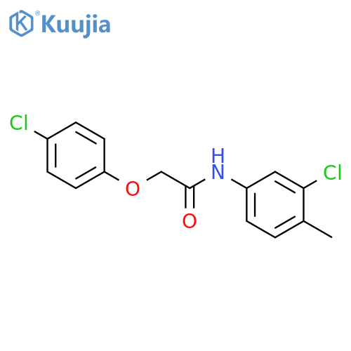 N-(3-chloro-4-methylphenyl)-2-(4-chlorophenoxy)acetamide structure