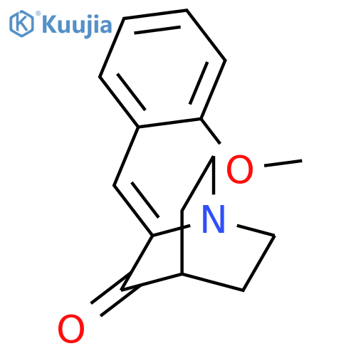 1-Azabicyclo[2.2.2]octan-3-one, 2-[(2-methoxyphenyl)methylene]-, (2Z)- structure
