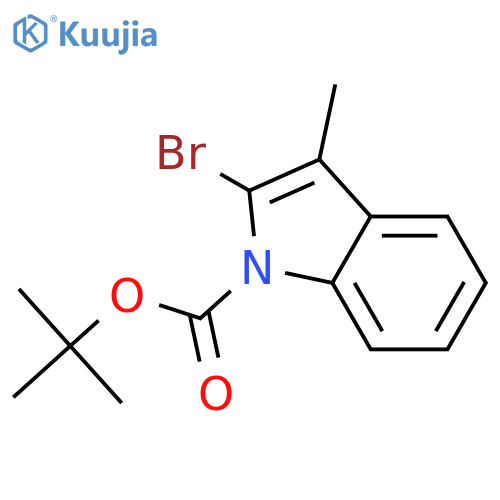 N-Boc-2-bromo-3-methylindole structure