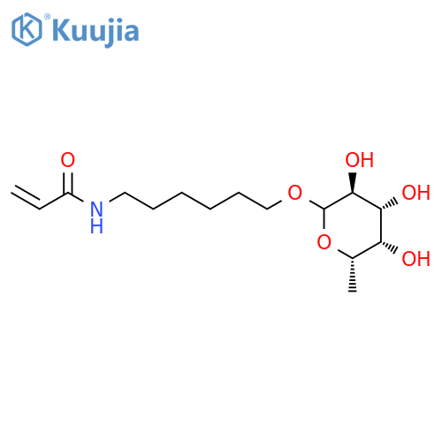 2-Propenamide, N-[6-[(6-deoxy-L-galactopyranosyl)oxy]hexyl]- structure