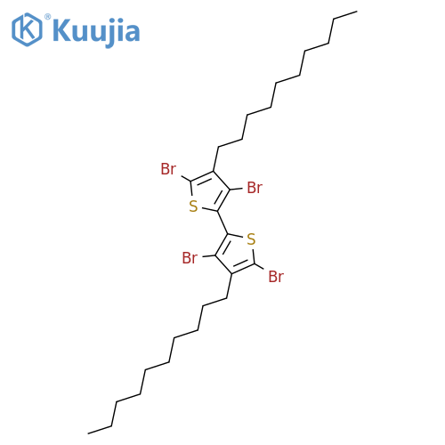 2,2'-Bithiophene, 3,3',5,5'-tetrabromo-4,4'-didecyl- structure