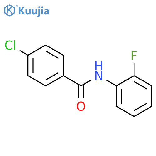 4-Chloro-2'-fluorobenzanilide structure
