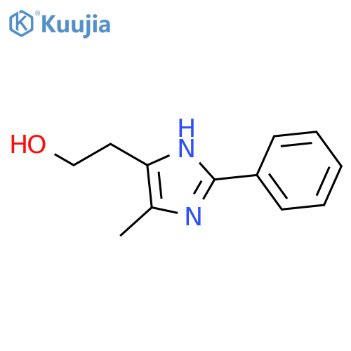 1H-Imidazole-4-ethanol, 5-methyl-2-phenyl- structure