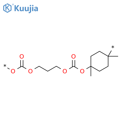 Poly[oxycarbonyloxy-1,3-propanediyloxycarbonyloxy(1,4-dimethyl-1,4-cyclohexanediyl)] structure