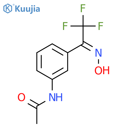 ACETAMIDE, N-[3-[2,2,2-TRIFLUORO-1-(HYDROXYIMINO)ETHYL]PHENYL]- structure