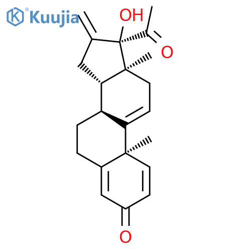 Pregna-1,4,9(11)-triene-3,20-dione,17-hydroxy-16-methylene- (7CI,8CI,9CI) structure