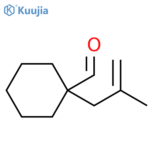 Cyclohexanecarboxaldehyde, 1-(2-methyl-2-propen-1-yl)- structure