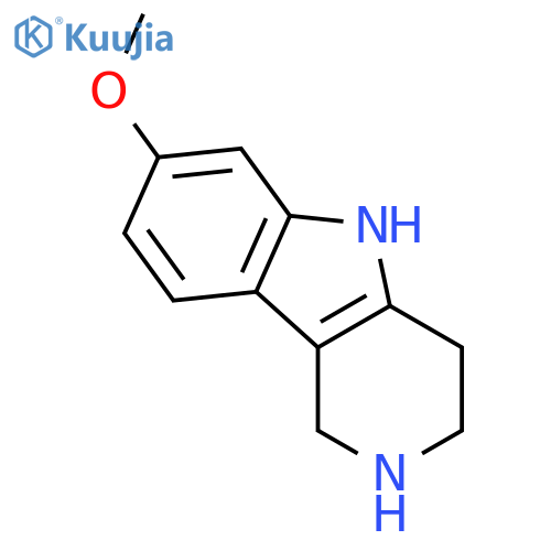 7-Methoxy-2,3,4,5-tetrahydro-1H-pyrido4,3-bindole structure