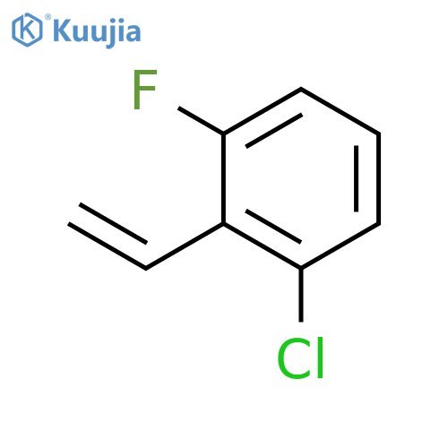 1-chloro-2-ethenyl-3-fluorobenzene structure
