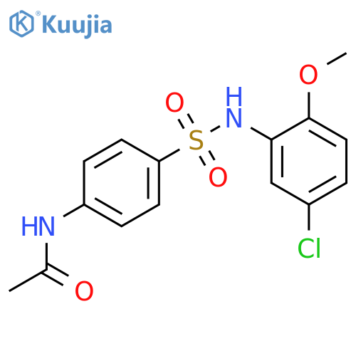 4'-(5-Chloro-2-methoxyphenylsulfamoyl)acetanilide structure