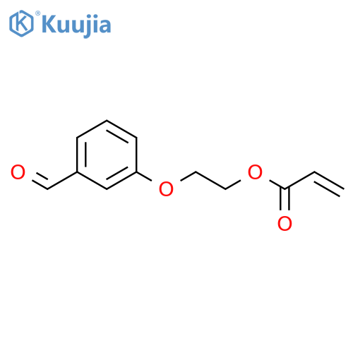 2-Propenoic acid, 2-(3-formylphenoxy)ethyl ester structure