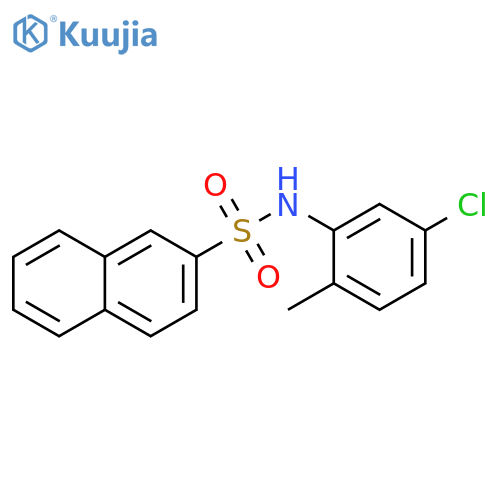 N-(5-Chloro-2-methylphenyl)naphthalene-2-sulfonamide structure