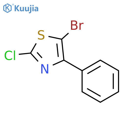 5-Bromo-2-chloro-4-phenylthiazole structure